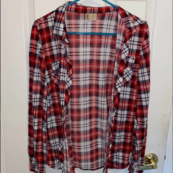 Red white and blue flannel - Picture 1 of 1